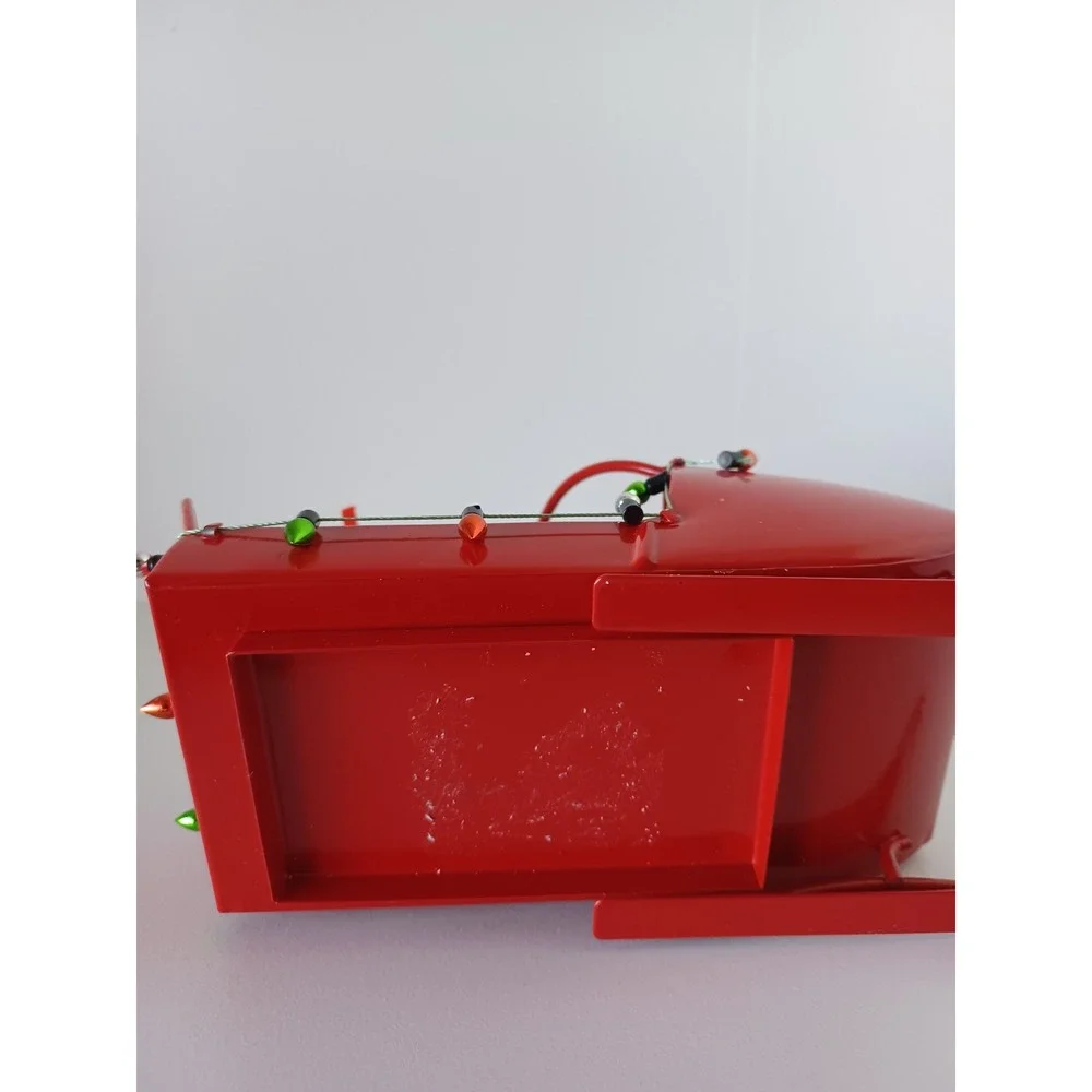 Christmas Sled With Christmas Tree And Presents Holiday Seasonal Decor Piece